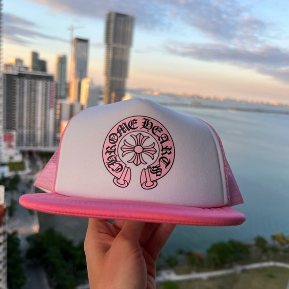 Authentic Pink Chrome Hearts Hat | Poshmark
